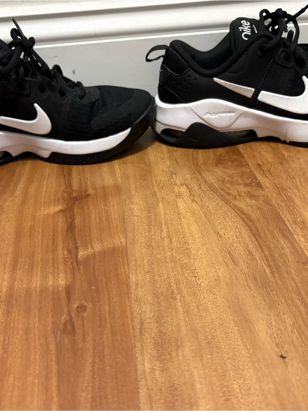 Nike Black and White Low-Top Athletic Sneakers